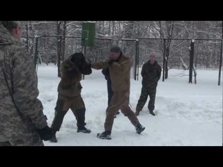 Самооборона зимой. ПРБ “С.П.А.С.“ 2012 год. Self-defense in the winter.