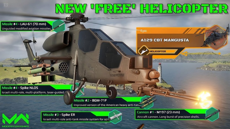 New Free Helicopter A129 CBT Mangusta Full Review and Test, Worth To Get , Modern