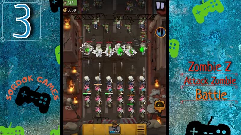 Zombie Z Attack Zombie Battle Часть 3. Новый герой