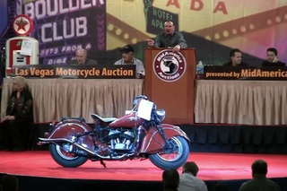3 Indians selling at the 2010 Las Vegas Motorcycle Auction