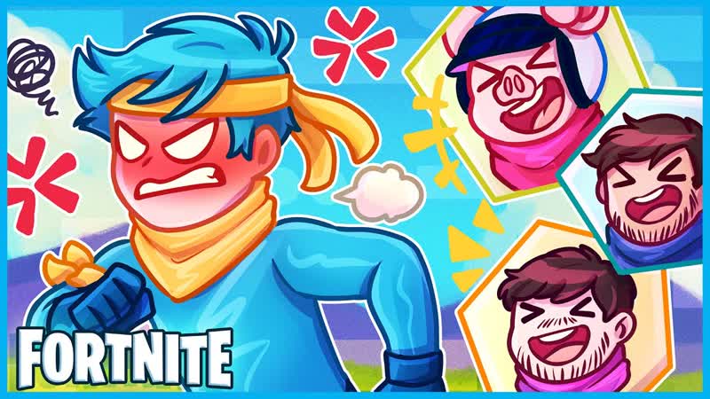 Fortnite but we annoy ninja until he rage