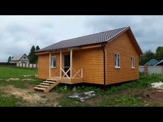 Строительство каркасного дома 8*9
