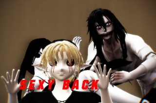 MMD Jeff the killer and Jane the killer - Sexy back