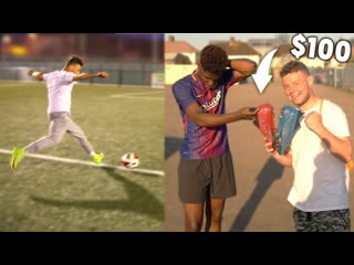 I Gave a Kid $100 Football Boots If he beats me in this challenge