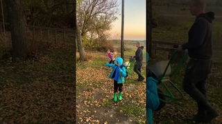 Субботник | из города в деревню | золотая осень 🍂