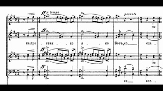 Grechaninov - Passion Week Op. 58-11 Don't weep for me, o Mother