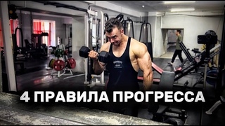 4 ПРАВИЛА МЫШЕЧНОГО РОСТА.