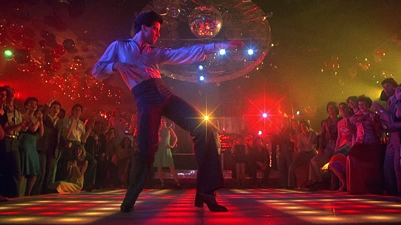 John Travolta Bee Gees Night Fever, Scene (1977) ᴴᴰ 4