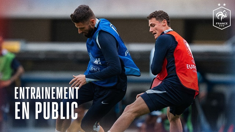 Entrainement devant le public à