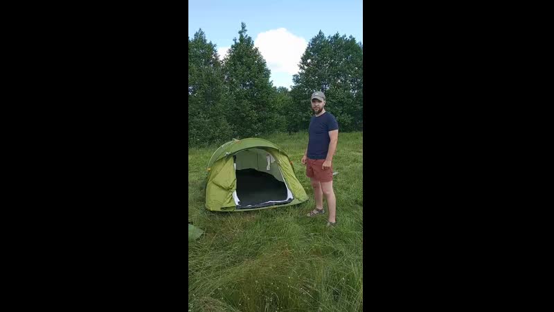 Как собрать палатку Quechua 2 seconds 2 с