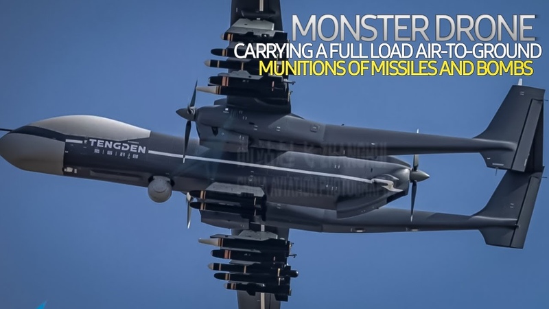 China s Monster Drone TB 001 Combat UAV Spotted In Heavy Bomber, Missile Truck