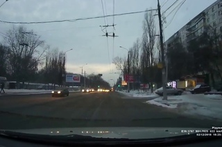 ДТП . г. Воронеж. Неудачный поворот