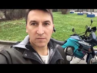 Приехал под заказ Honda Transalp 600 из Европы.