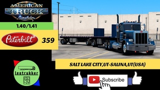 ATS ●Peterbilt 359●Salt Lake City,UT-Salina,UT(USA)●Still alive