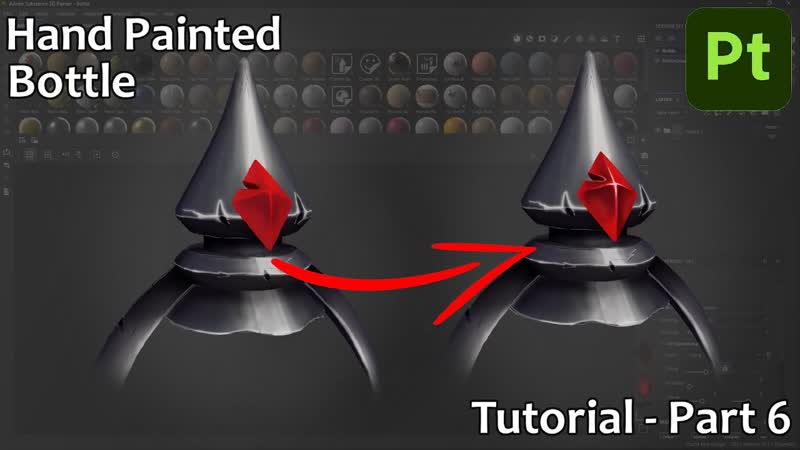 Уроки по Hand Paint текстурам в SUBSTANCE PAINTER, Часть 6 Обработка
