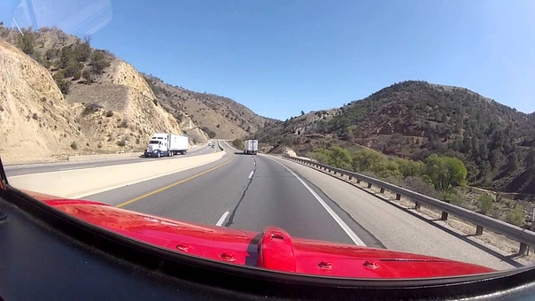 1959 GMC CANNONBALL TRUCK FREEWAY RIDE SCREAMING