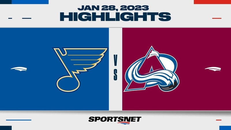 NHL Highlights, Blues vs. Avalanche January 28,