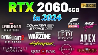 RTX 2060 6GB Test in 13 Games in 2024 - 1080p Gaming