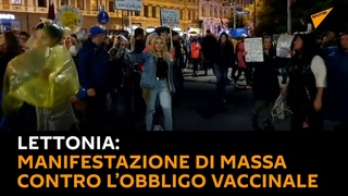 #Lettonia: manifestazione di massa contro lobbligo vaccinale