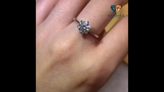 Solitaire ring Valentine Collection by evaanta