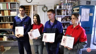 Заработали и поучились. Студенты УрФУ завершили практику на Ревдинском кирпичном заводе