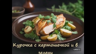 Курочка с картошечкой и в зелени
