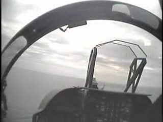 AV8B Harrier cockpit footage