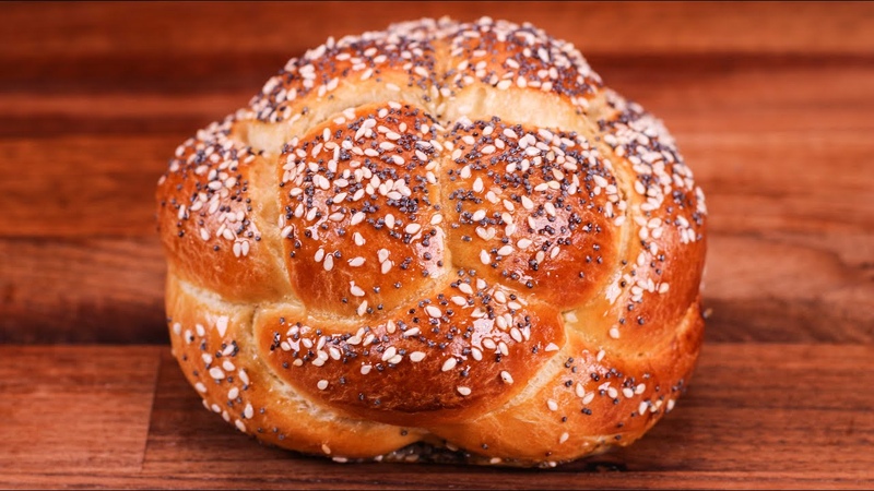 Amazing Lemon Flavoured Challah Recipe, How to Make a 4 Strand Braided