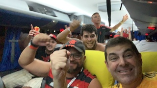 Pré-Jogo: Flamengo x LDU! A caminho do estádio no Busão da Fla-Campos Flapixaba!