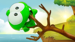 Om Nom va con retraso al trabajo! Historias con juguetes Dibujos animados para nios