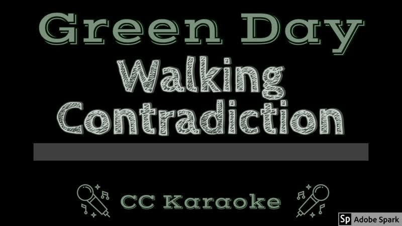 Green Day Walking Contradiction ( CC) Karaoke Instrumental