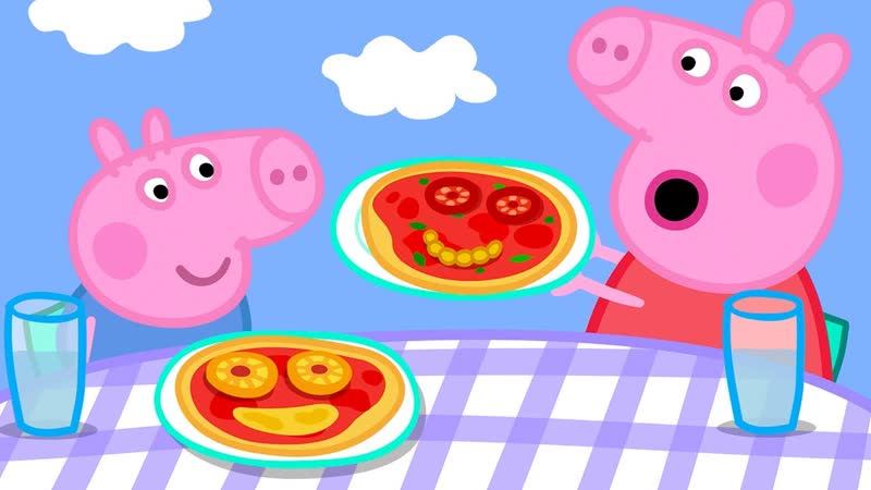 Peppa and Georges Homemade Pizza , Peppa Pig Official Full