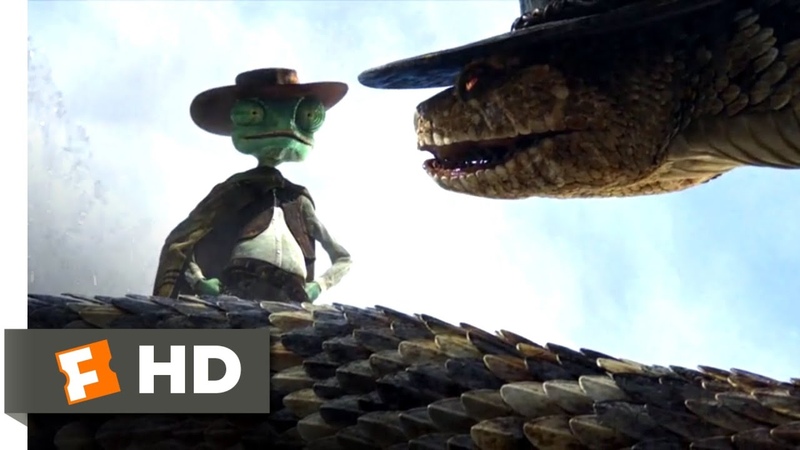 Rango (2011) It Only Takes One Bullet Scene (9, 10),