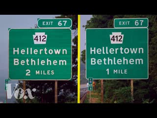 Why the US has two different highway fonts