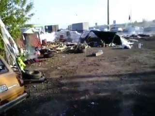 Красноармейск Блокпост после нападения