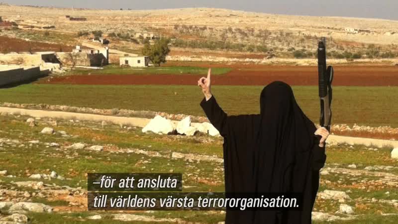 Här förbereder den svenska jihadisten för krig framför sina
