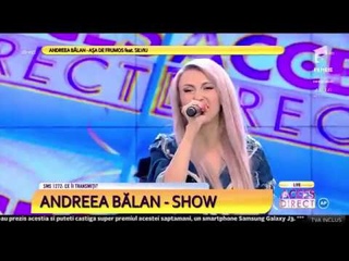 ANDREEA BALAN  - Asa de frumos LIVE (TvShow)