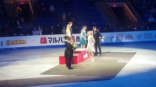 ISU Figure Skating Grand Prix Final 2018 Victory Ceremony Ice Dance
