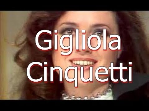 Gigliola Cinqueti cantante y presentadora de televisión italiana