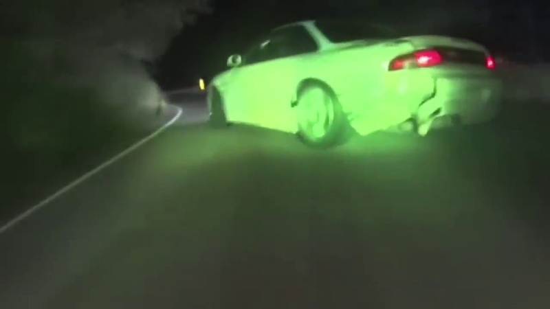 The real street DRIFT in Japan touge