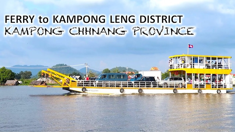 Ferry Trip from Krong Kampong Chhnang to Kampong Leng