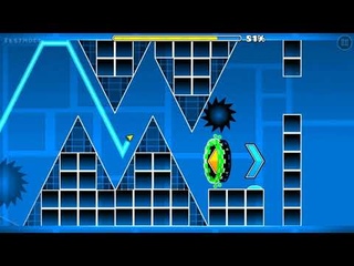shitty sonic wave 55-100% / Geometry Dash
