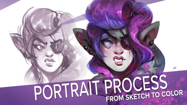 Painting Process Josie Portrait