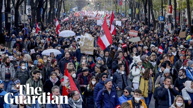 I want my freedom back: thousands in Austria protest against Covid