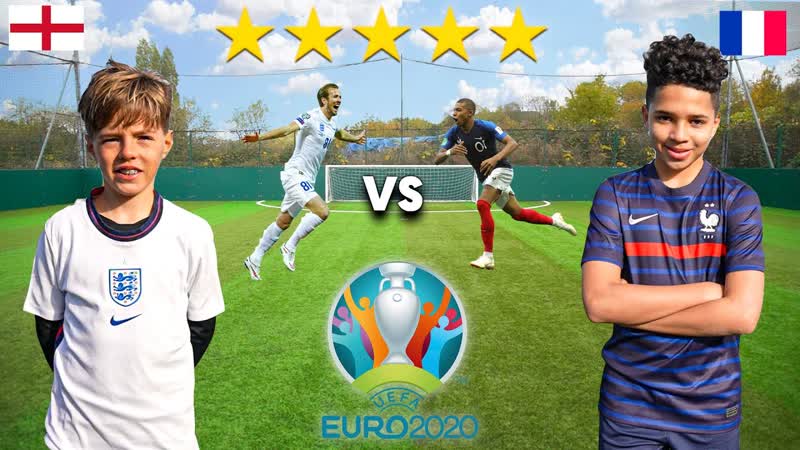 11 Year Old MBAPPE vs 10 Year Old HARRY KANE ( UEFA EURO 2020) Football