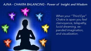 AJNA - CHAKRA BALANCING - Power of  Insight and Wisdom