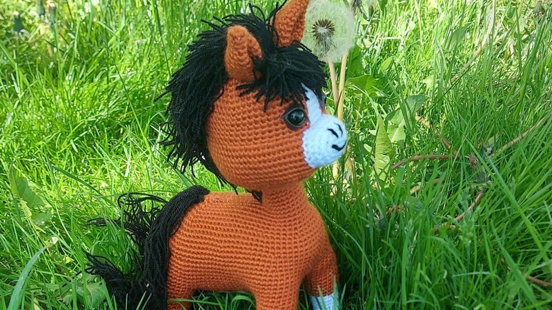 Amigurumi At Yapımı 25cm 3.