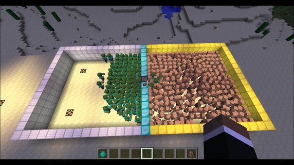 Minecraft Mob Battle Zombie vs NPC Villagers : Mob vs