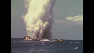 LSM-265 sunk by two torpedoes on March 6th 1946