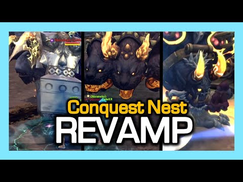 Conquest Nest REVAMP, New Buff Boss Damage super boost, Dragon Nest Korea (2021